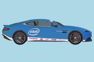 Racing Car Aston Martin Vanquish 2012-3